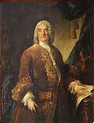 Louis Tocque Portrait of Charles Francois Paul Le Normant de Tournehem France oil painting art